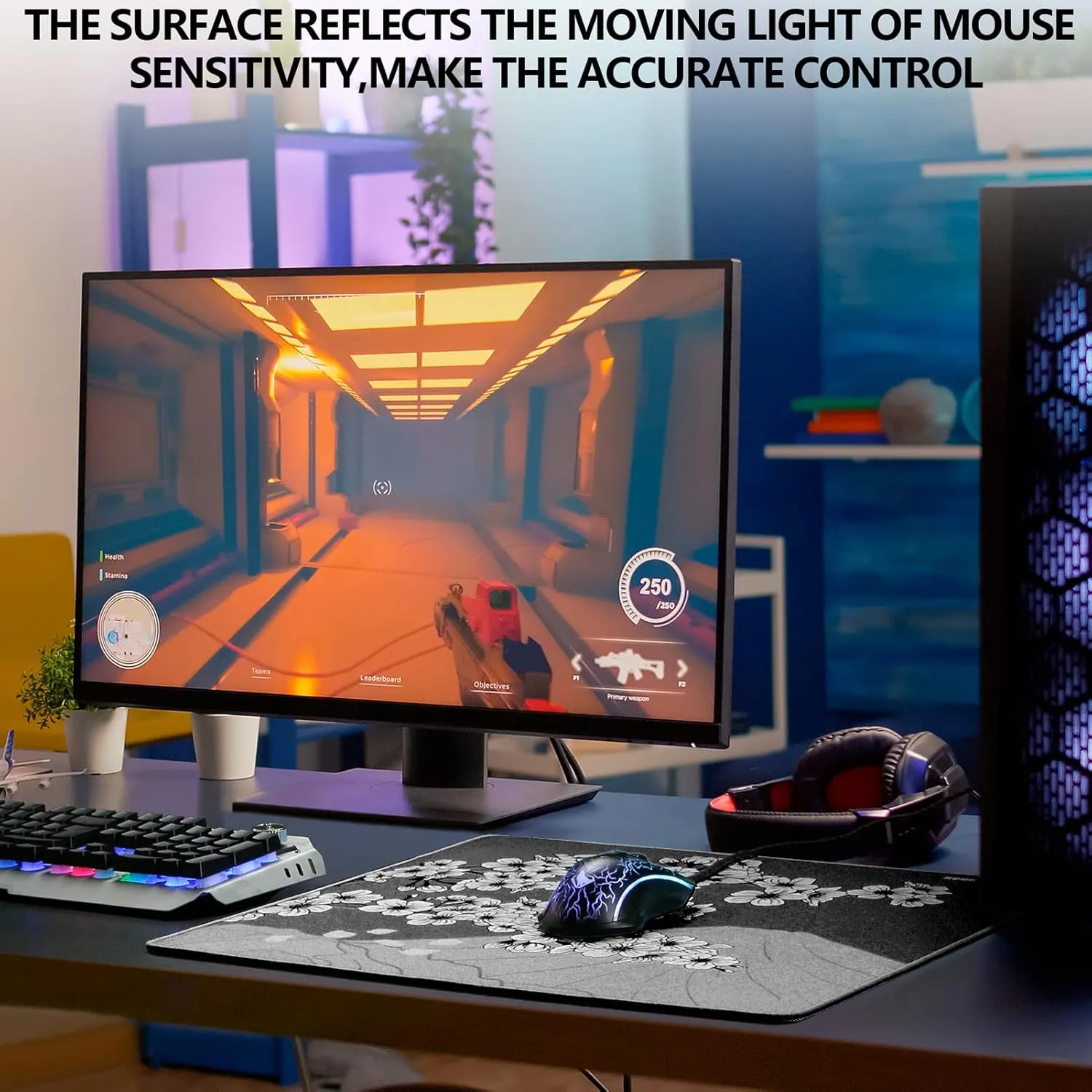 X-Raypad Aqua Control 2 Gaming Mouse Pad, Ultra-High Precision Mouse Pad with Perfect Speed and Control Capability, Consistent X and Y Glide, Designed for Fps Players with Low DPI Requirements