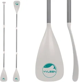 YVLEEN SUP Paddle Board PaddleStand up Paddleboard Paddles Adjustable Aluminum 4-Piece Floating Kayak PaddleConvertible Paddle