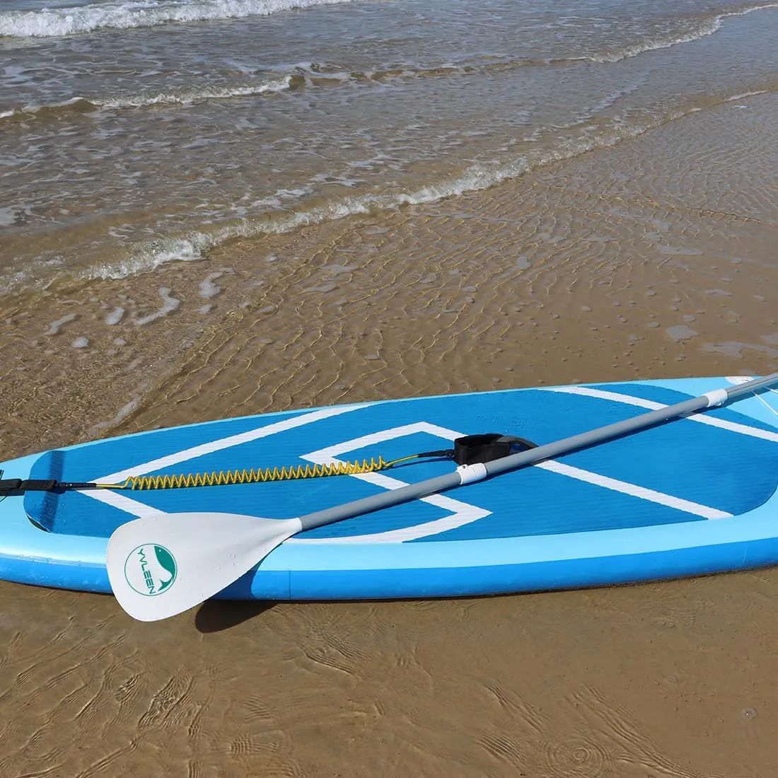 YVLEEN SUP Paddle Board PaddleStand up Paddleboard Paddles Adjustable Aluminum 4-Piece Floating Kayak PaddleConvertible Paddle